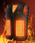 Черный нагретый жилет - максимальное тепло и настройка для активных занятий на открытом воздухе