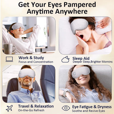 Беспроводная графеновая самоотапливаемая маска для глаз с успокаивающим теплом холодная упаковка для сухого глаза