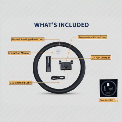 Оптовая торговля нагретым графеном крышкой рулевого колеса быстронагреваемая кожа с защитой от перегрева, нескользящий сцепление