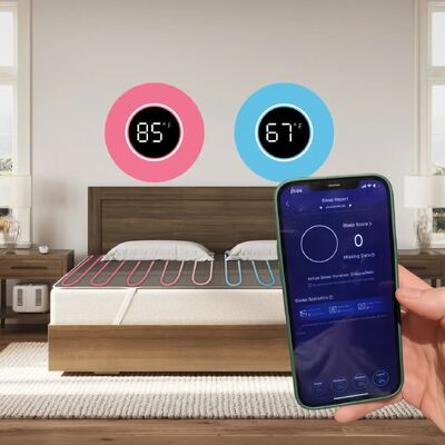 High-Density Cooling Water-cooled Mattress Custom Sizes Foldable Portable Design Supportive Massage Comfort Washable высокая плотность охлаждения водоохлаждаемый матрас