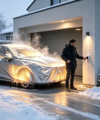 Автомобильный обогреватель, предназначенный для тесной совместимости с двигателем транспортного средства, обеспечивающий равномерное распределение тепла и защиту