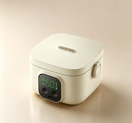 500ml USB Electric Heating Lunch Box 304 Stainless Steel Adjustable Temp Portable Food Warmer for Camping Picnic Road Trip