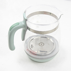 Стеклянное электрическое покрытие Graphene чайника нагревателя воды покрывает молчаливый кипеть